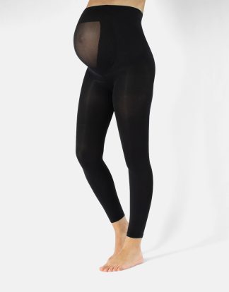 MATERNITY FOOTLESS TIGHTS - 100 DEN