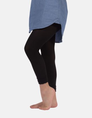 MICROFIBER LEGGINGS WITH FLOUNCES - 50 DEN