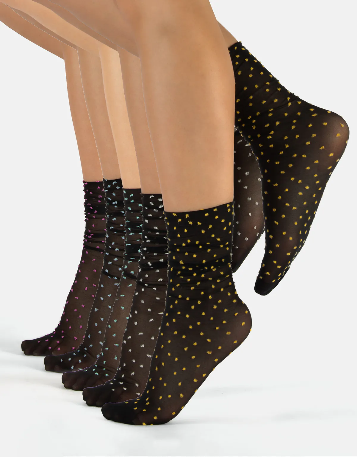 POLKA DOTS POP SOCKS - 20 DEN
