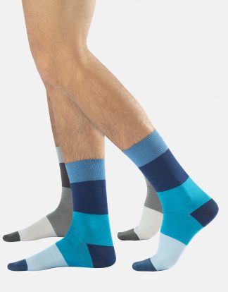 MEN COTTON SOCKS - HORIZONTAL STRIPES