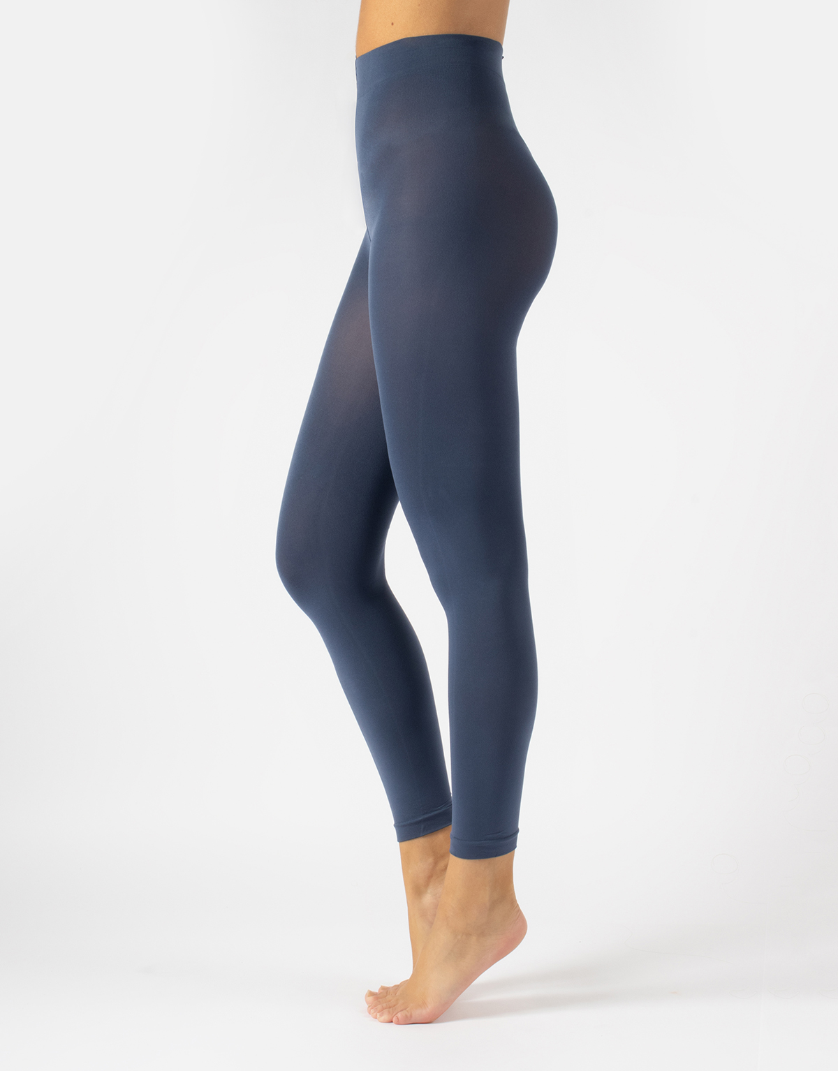 COLORED OPAQUE FOOTLESS TIGHTS - 80 DEN