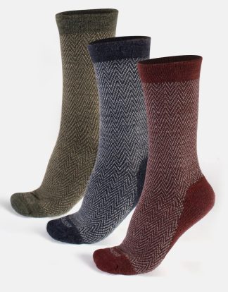 MERINO WOOL SOCKS - ZIG ZAG