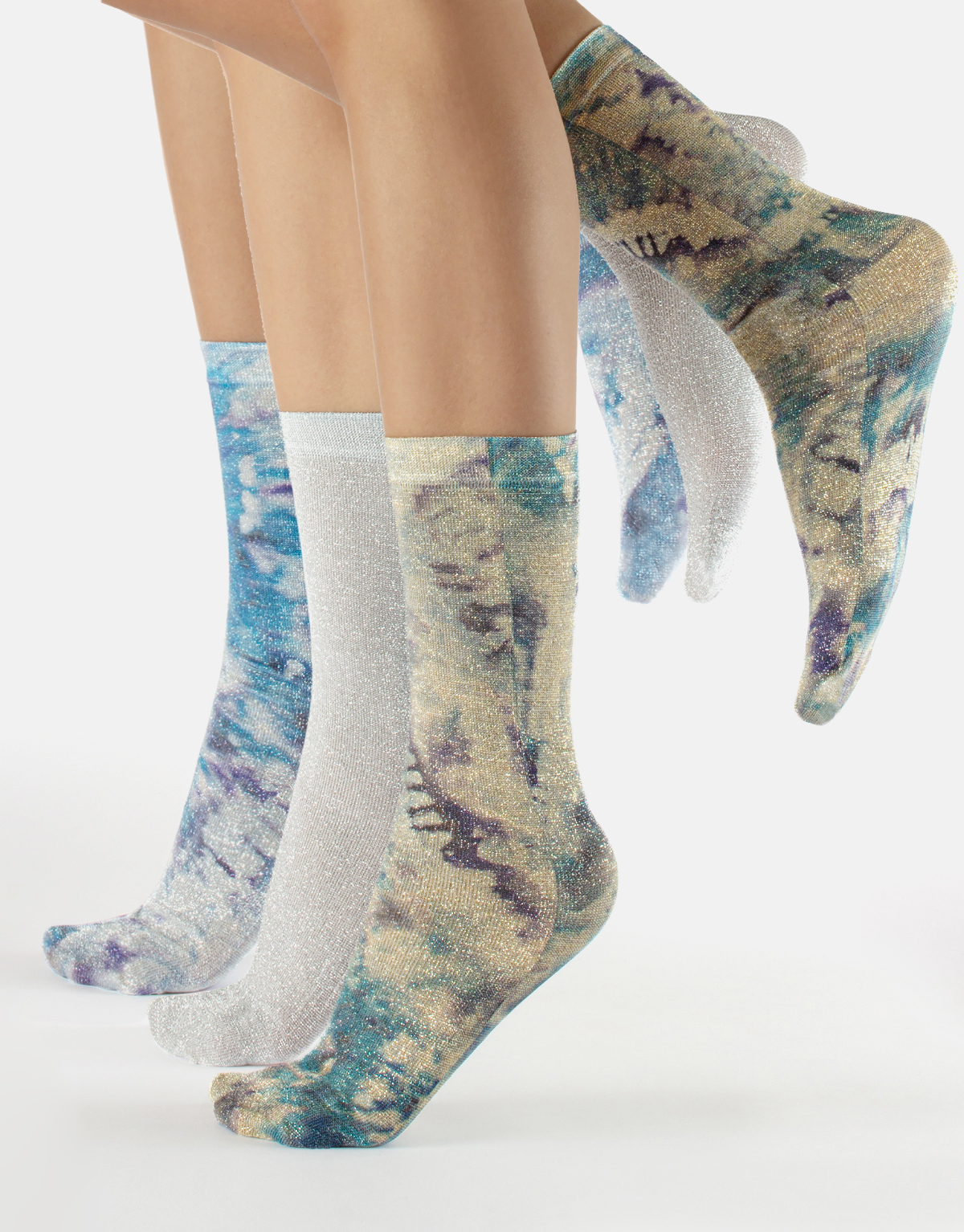 LUREX TIE-DYE SOCKS
