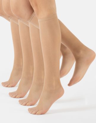SHEER KNEE HIGH SOCKS - 15 DEN
