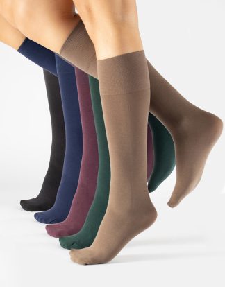 COLOURED COTTON SOCKS