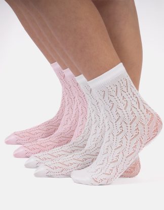 PELERINE SOCKS BRAIDED PATTERN
