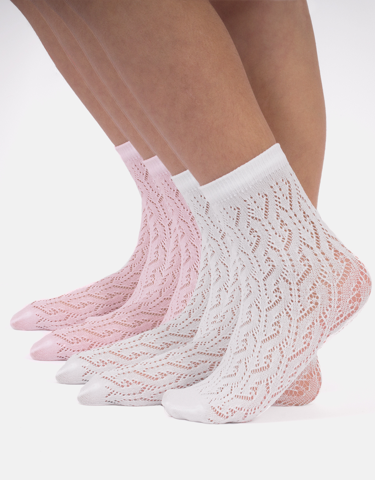 PELERINE SOCKS BRAIDED PATTERN
