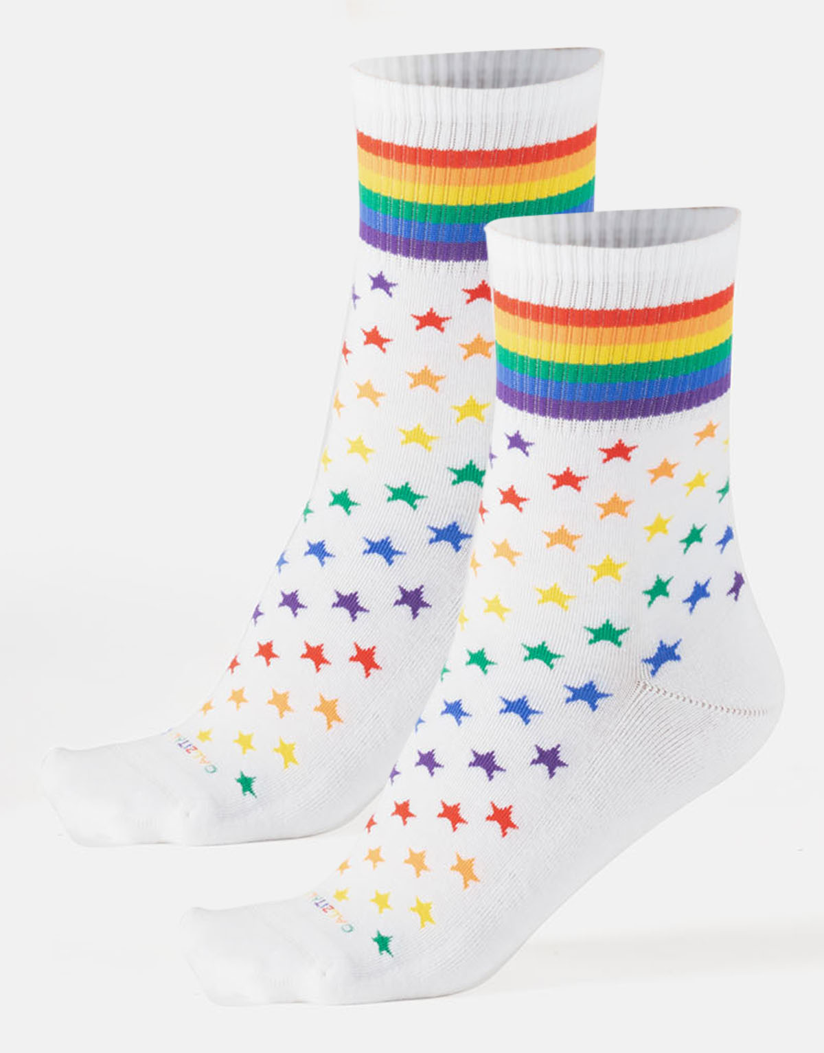 RAINBOW SOCKS WITH STARS