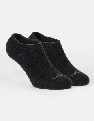 PACK 2 PAIRS INVISIBLE MERINO WOOL SOCKS WITH TERRY SOLE
