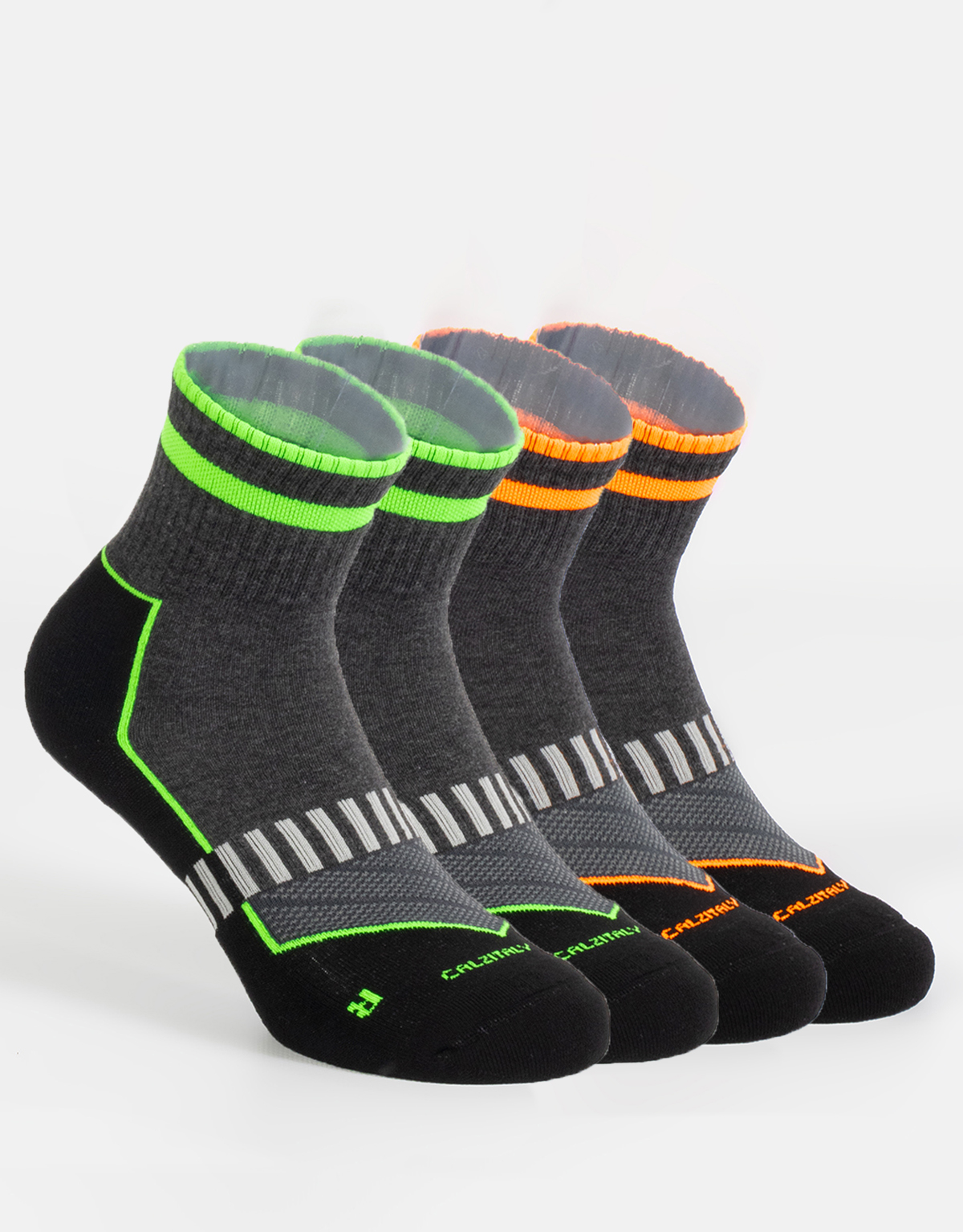PACK 2 PAIRS – TECHNICAL ANKLE SOCKS WITH TERRY SOLE