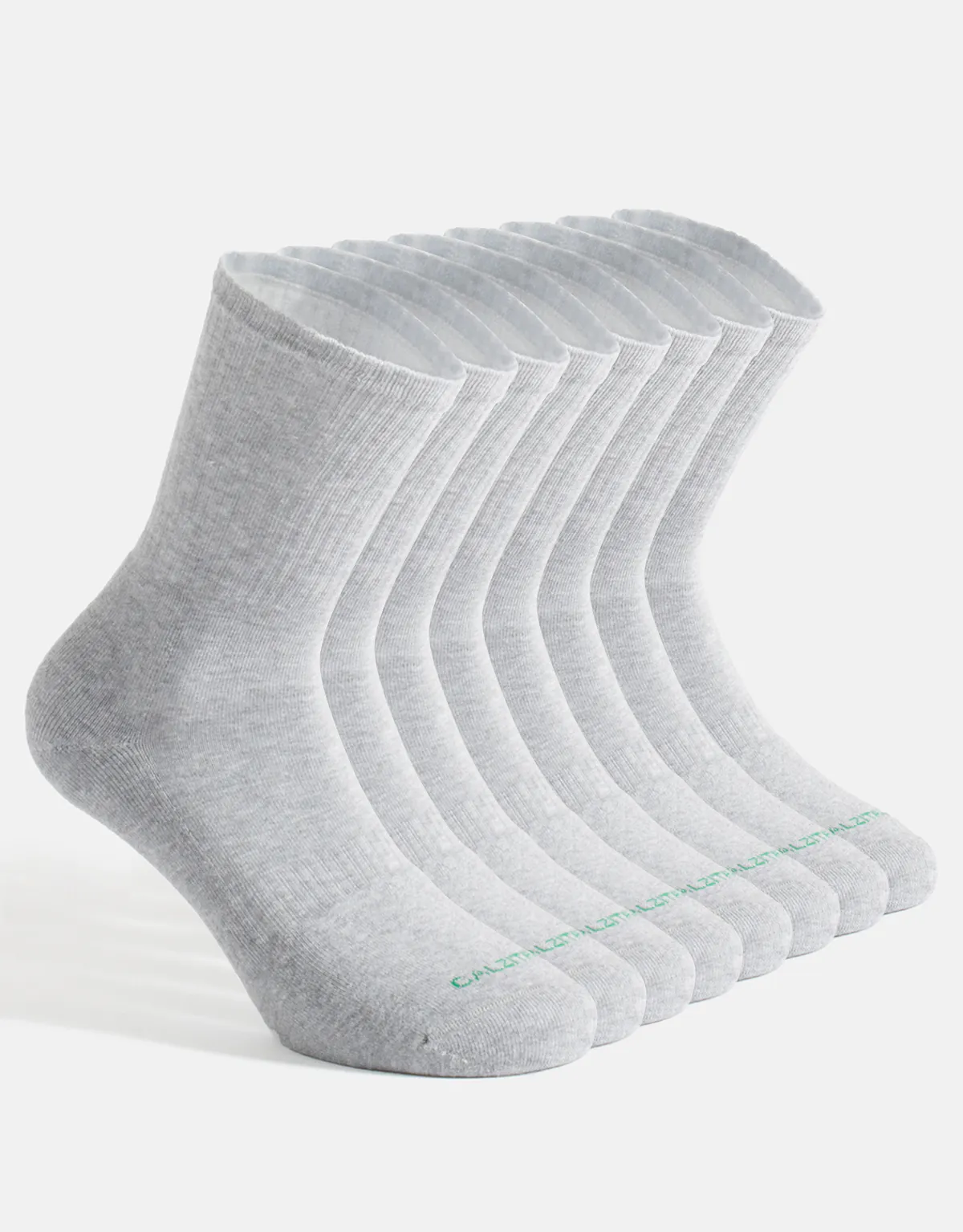 PACK 4 PAIRS – PLAIN CREW SOCKS WITH TERRY SOLE