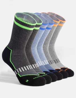 PACK 3 PAIRS - COTTON SPORT CREW SOCKS WITH TERRY SOLE
