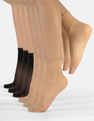POP SOCKS WITHOUT ELASTIC BAND ASSORTED - 20 DEN
