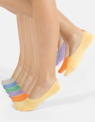 COLOURED COTTON SHOE LINERS
