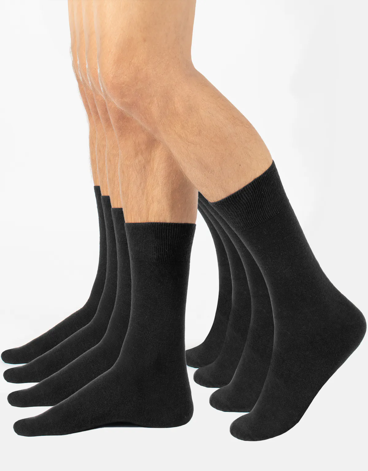 PACK 4 PAIRS MERINO WOOL CALF SOCKS